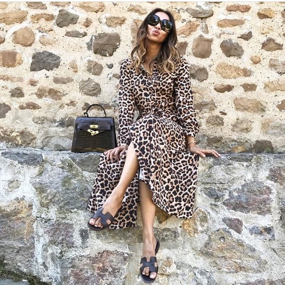 NWT Zara Animal Print Dress - Picture 8 of 8